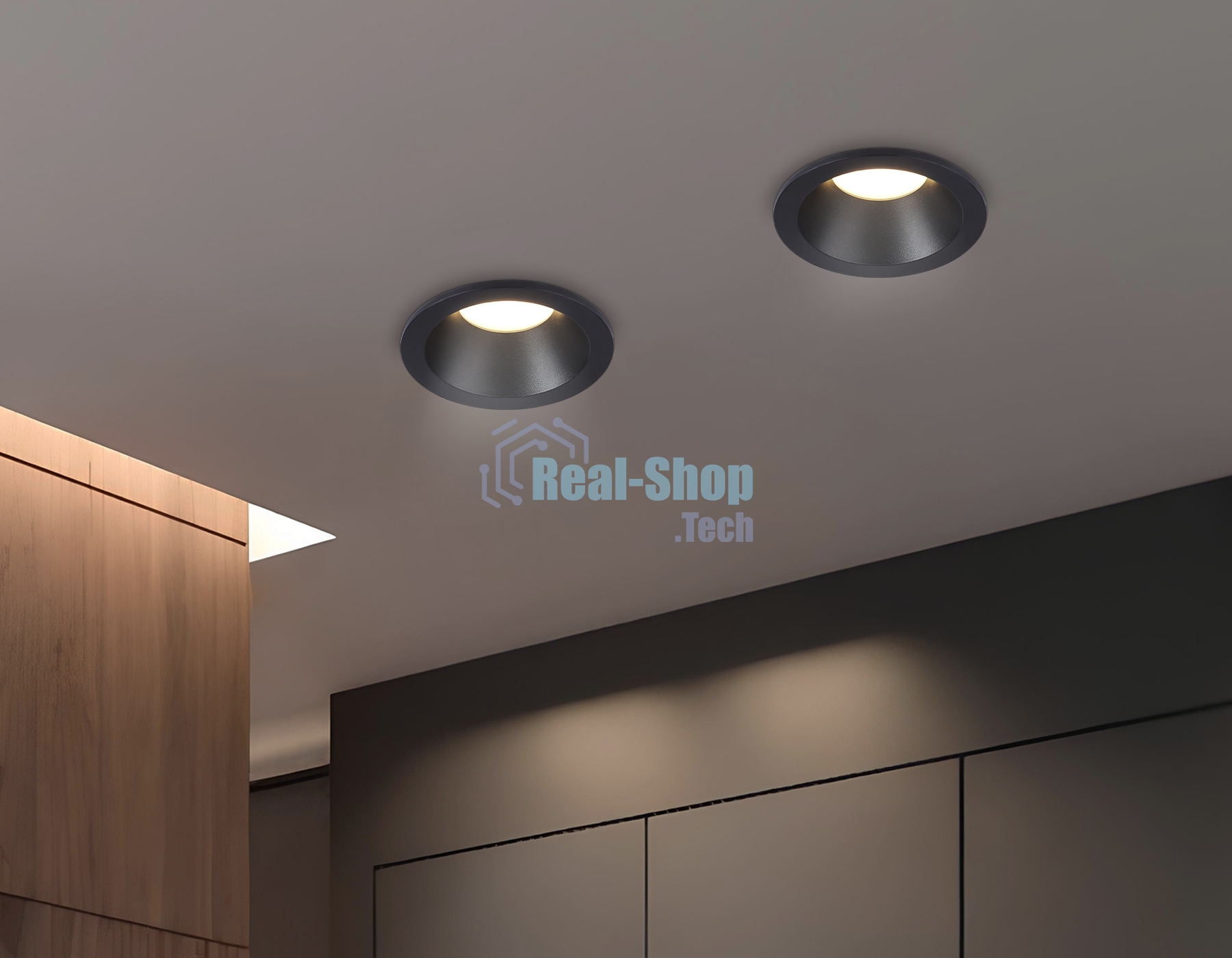 Светильник Ambrella light TN1188 BK черный GU5.3 IP65 87*87*44