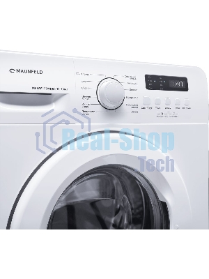 Стиральная машина Maunfeld MFWM127WH051D белый, загрузка фронтальная 7 кг, 1200 об/мин., класс: А+++