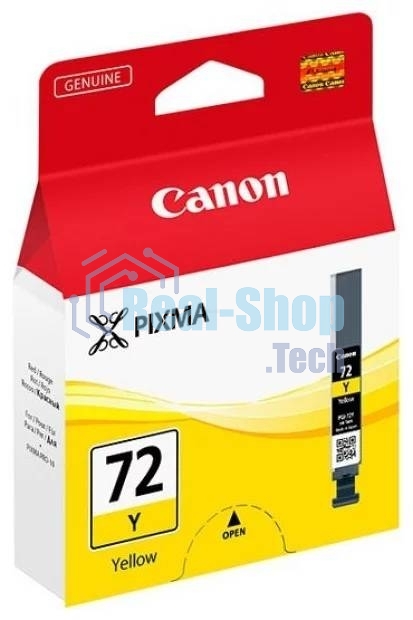 Картридж струйный PGI-72Y (6406B001), для Canon PRO-10, Желтый, 377 стр.