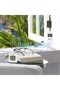 Электронный термометр с часами и беспроводным выносным датчиком Rexant