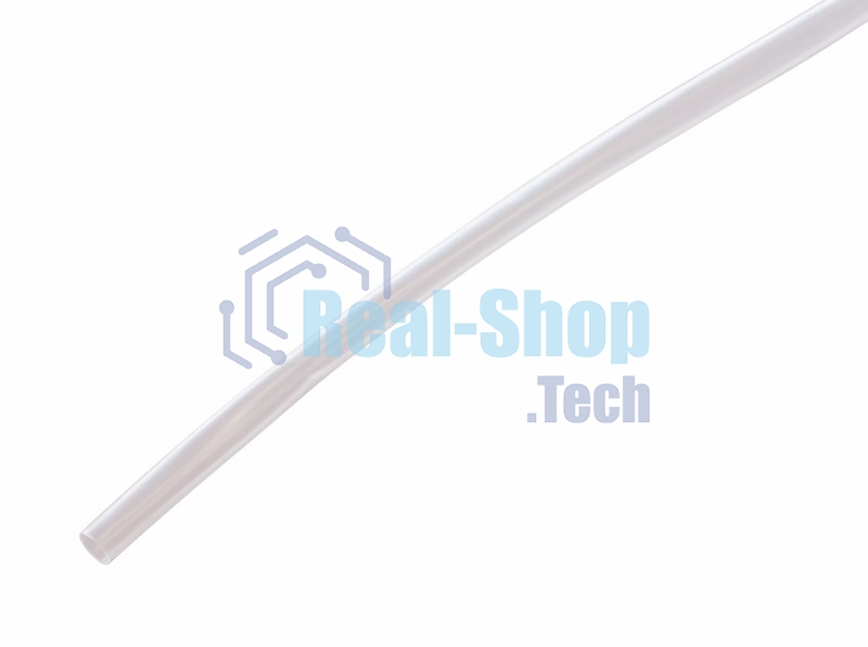 Термоусаживаемая трубка Rexant 6,0/3,0 мм, прозрачная, упаковка 50 шт. по 1 м