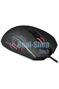 Мышь проводная Redragon Gainer черный, 3200 dpi, USB, кнопки - 6