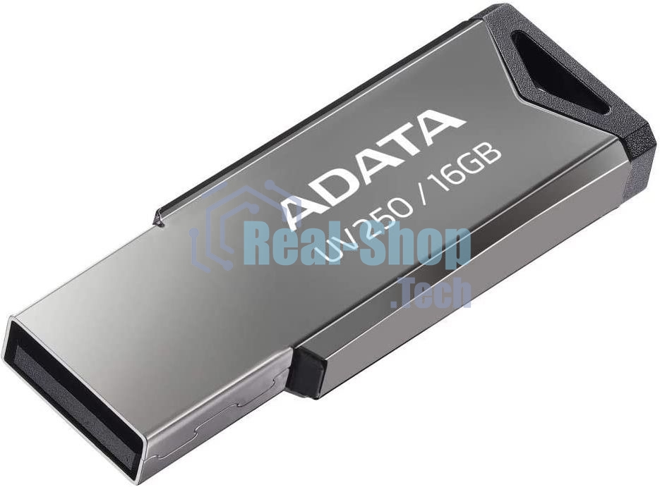 Флешка USB ADATA UV250 (AUV250-16G-RBK), 16Gb, USB 2.0, R/W 25/10, черный