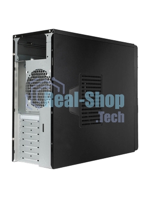 Компьютерный корпус EAR002BG 6151358 w/o psu, Mid Tower, черный, Ext:5.25
