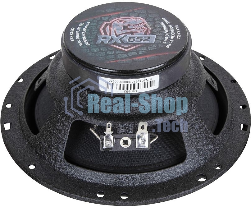 Колонки автомобильные Kicx RX 652 4Ом 16см (6.5дюйм) (ком.:2кол.) коаксиальные двухполосные
