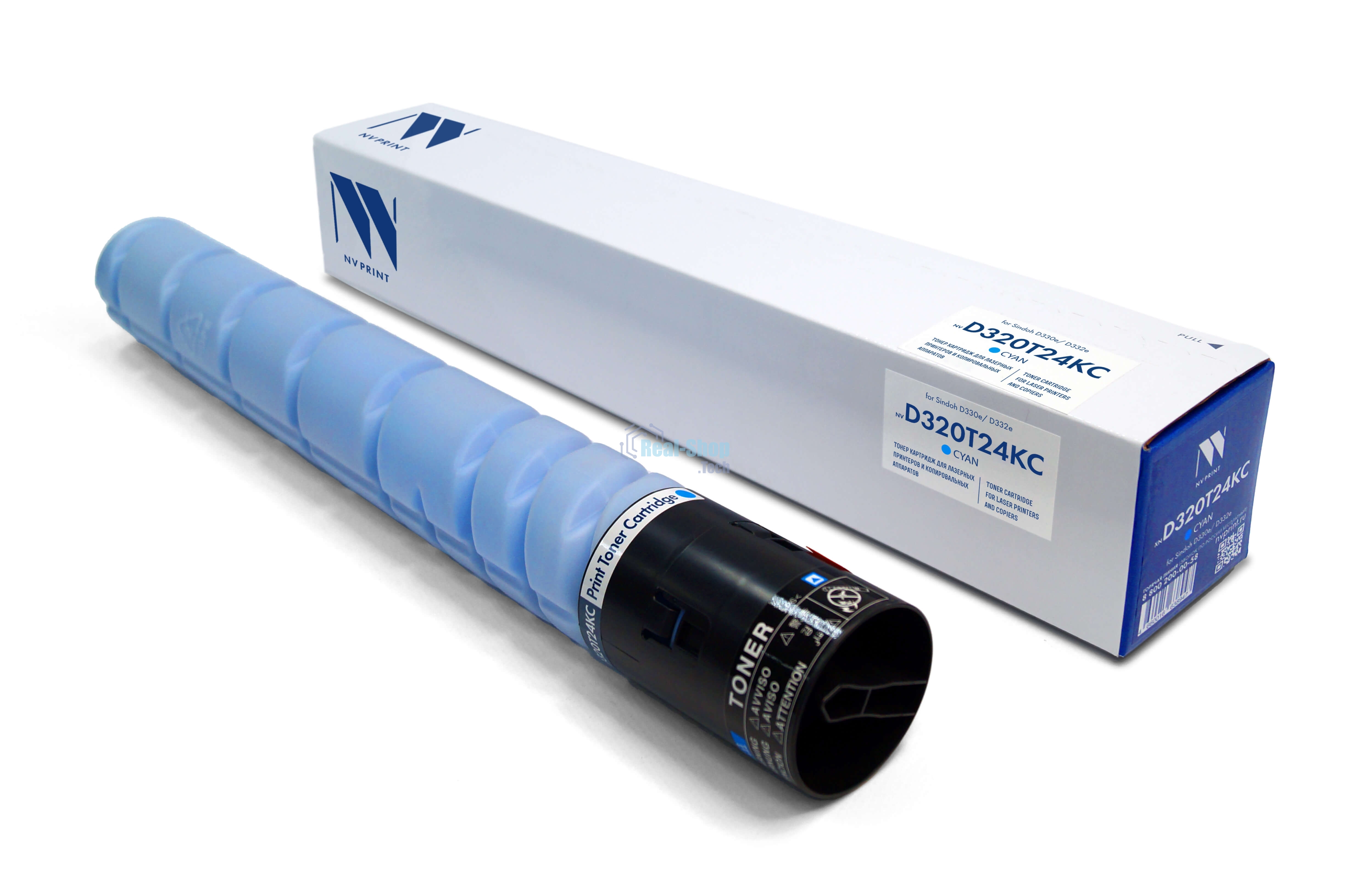 Картридж NVP совместимый NV-D320T24KC Голубой для Sindoh D330e/D332e (24000k)
