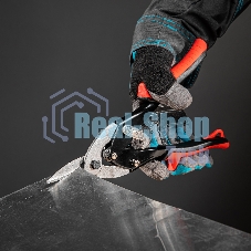 Ножницы по металлу Matrix 250мм пряморежущие обрезиненныерукоятки