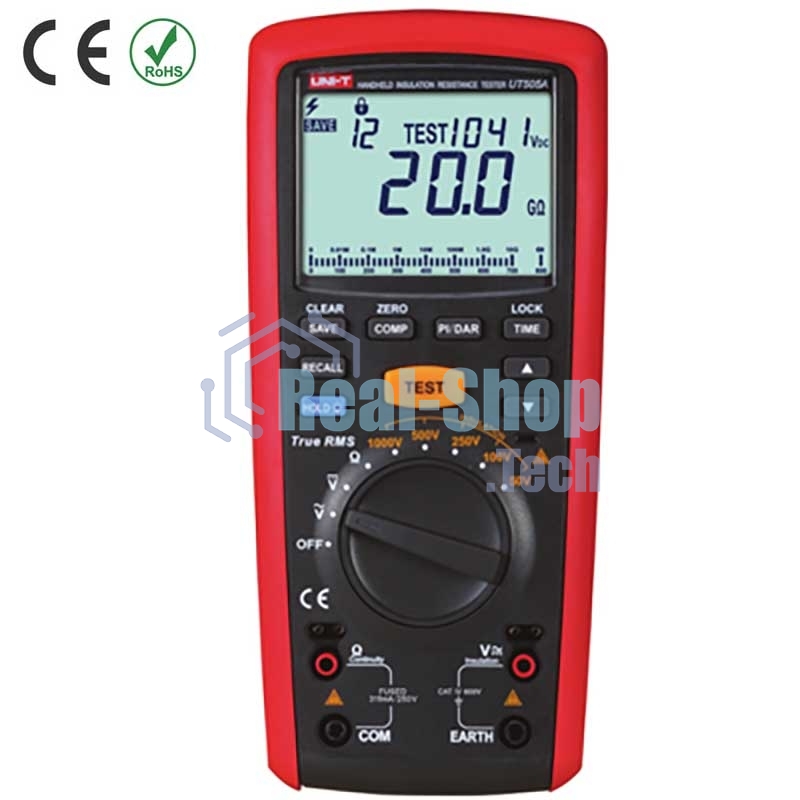 Ручной тестер сопротивления изоляции UNI-T UT505A