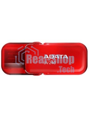 Флешка USB ADATA UV240 (AUV240-64G-RRD), 64Gb, USB 2.0, R/W 15/5, красный