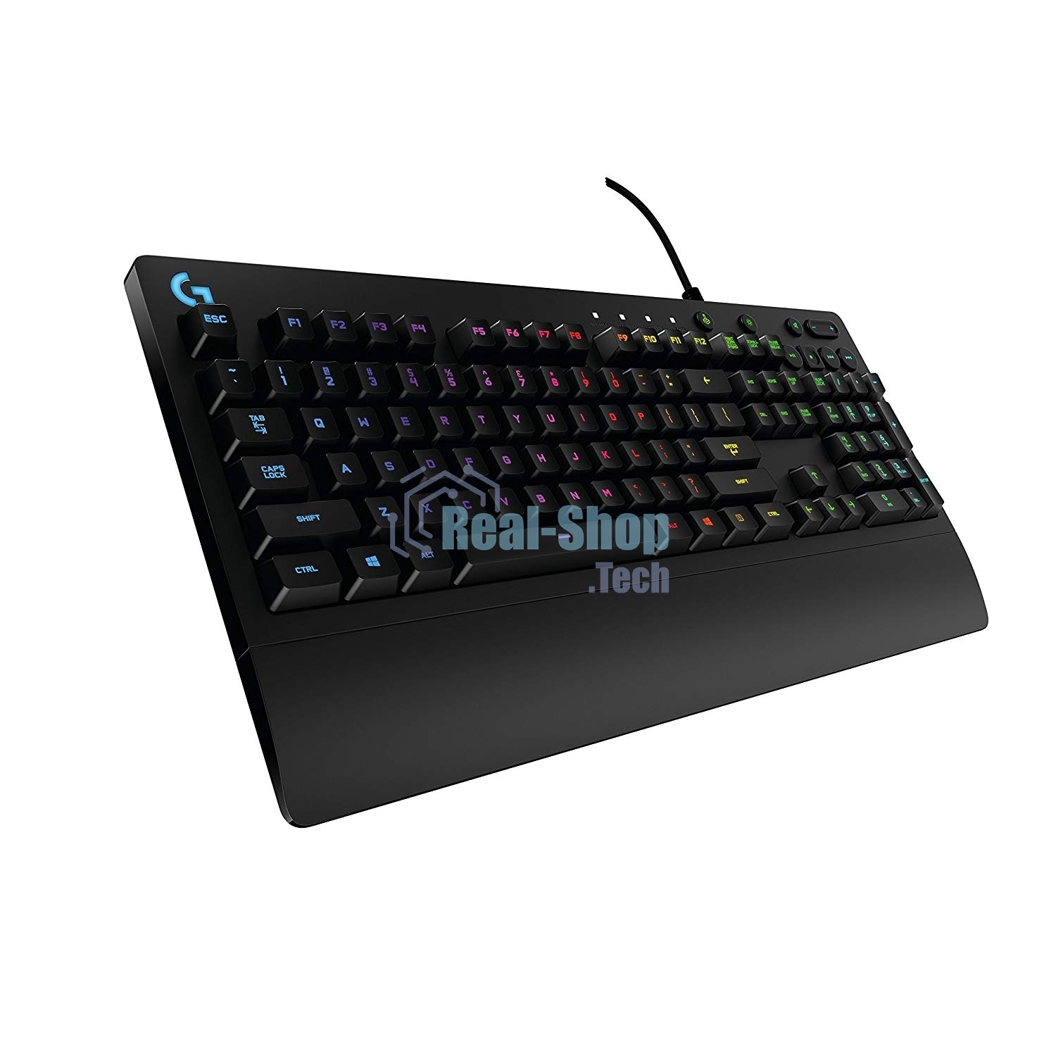 Клавиатура Logitech G213 Prodigy черный USB 2.0 Multimedia Gamer LED (подставка для запястий)