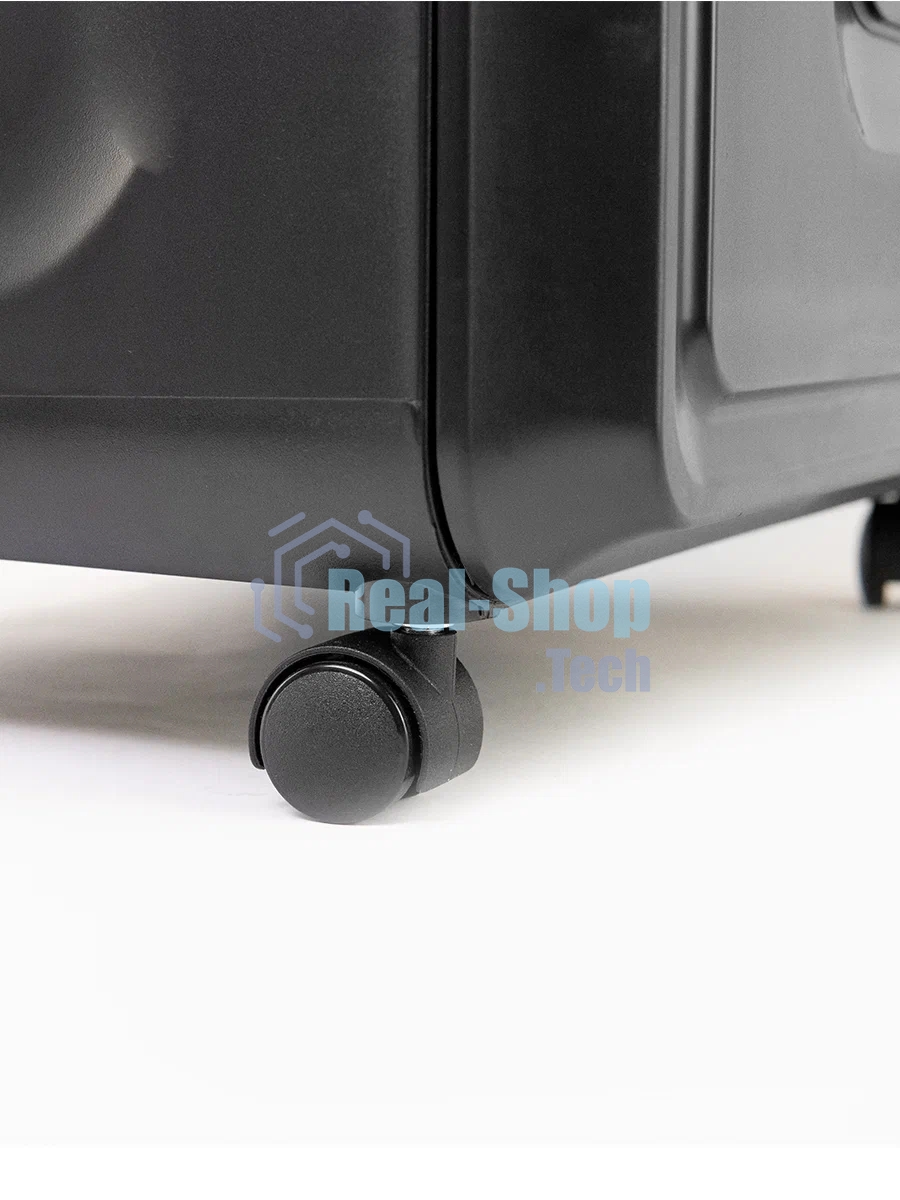 Шредер Heleos УМ32-4 черный/серебристый (секр.P-4) фрагменты 28лист. 32лтр. скрепки скобы пл.карты CD