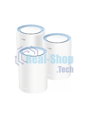 Бесшовный Mesh роутер Cudy M1200(3-Pack) AC1200 10/100BASE-TX белый (упак.:3шт)