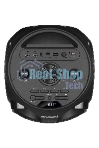 Колонка АС Sven PS-750, черный (80 Вт, TWS, Bluetooth, FM, USB, microSD, LED-дисплей, 2х4400мА*ч)