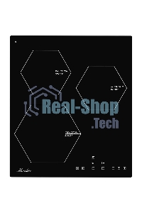 Индукционная варочная панель Monsher MHI 4505, 45 см 9 уровней мощности, инвертер, бустер, блокировка управления, Stop and Go, таймер, автоматическое отключение, сенсорное управление, индикатор остаточного тепла, 4 цифровых дисплея, черный