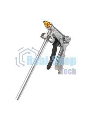 Пистолет Kranz для антигравийных и антикоррозийных составов с гибким и прямым соплом + регулятор давления