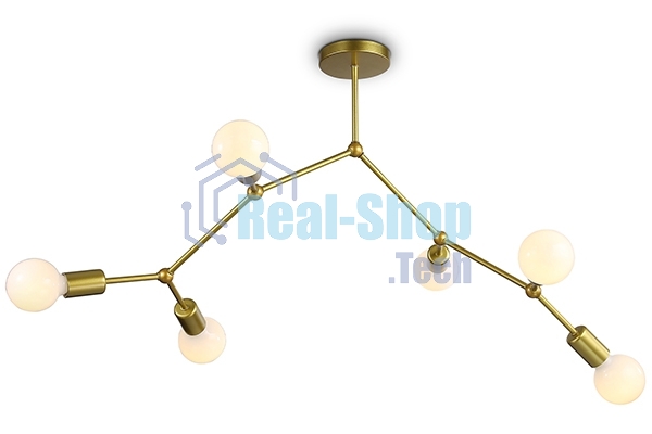 Светильник Ambrella light TR8038/6 BS латунь E27*6 max 40W D670*590