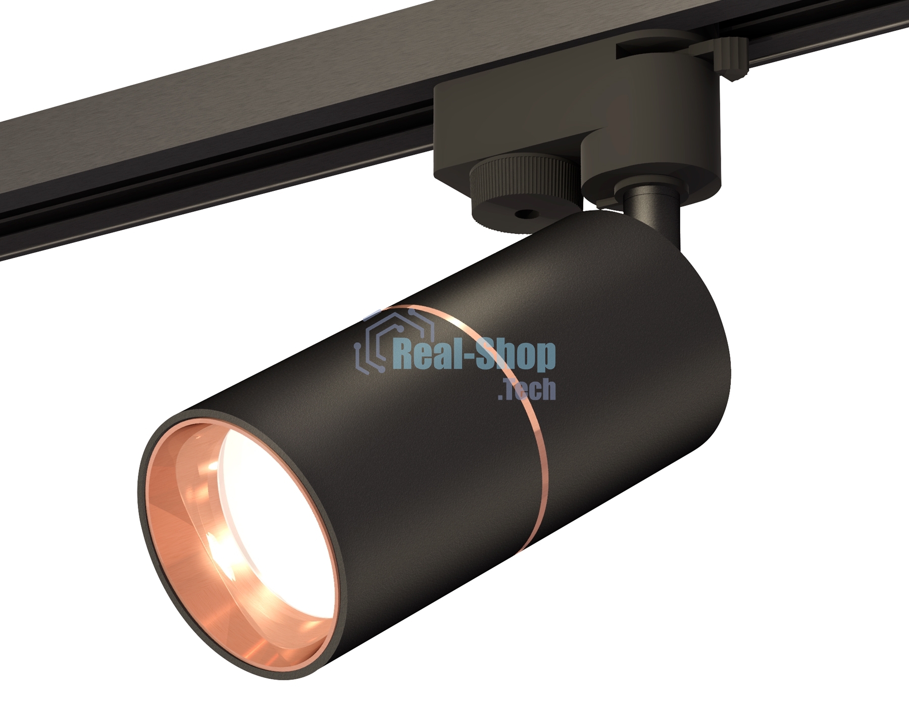 Светильник Ambrella light XT6302030 SBK/PPG черный песок/золото розовое полированное MR16 GU5.3
