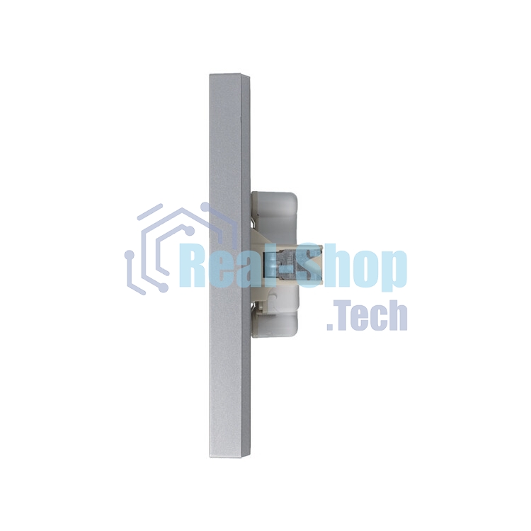 Розетка 2-м ATLAS DESIGN без заземл. 16А в сборе алюм. SchE ATN000320