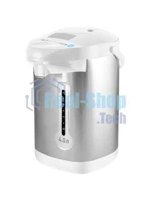 Термопот Energy TP-619 (280307) Мощность: 750 Вт Объем: 4 л Мощность в режиме поддержания температуры: 35 Вт 3 способа подачи воды: автоматическая (нажатием кнопки, нажатием чашкой) и ручная (помпа) Функция поддержания температуры Функция повторного кипяч