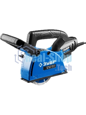 Штроборез Зубр ЗШ-П30-1400 ПСТглуб. паза 30 мм, 125 мм, подключ. пылесоса, плавн пуск, 1400 Вт