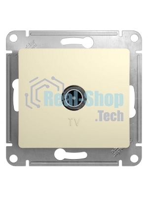 Механизм розетки TV 1-м СП Glossa 1DB беж. SchE GSL000291
