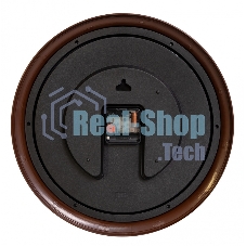 Часы настенные аналоговые Бюрократ WallC-R77P D35см коричневый