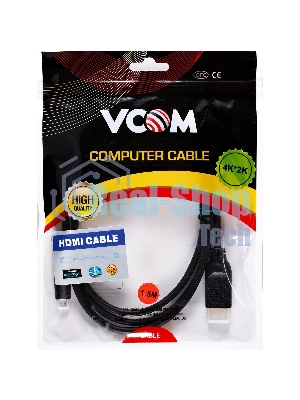 Кабель VCOM CG587-1.5M HDMI-19M --MicroHDMI-19M ver 2.0 1.5m VCOM CG587-1.5M