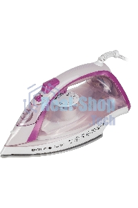 Утюг Polaris PIR2668AK 3m белый/розовый 2600Вт