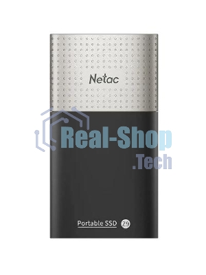 Внешний SSD Netac Z9, 500 Gb, USB 3.2 Gen 2 Type-C, R/W 550/480, черный