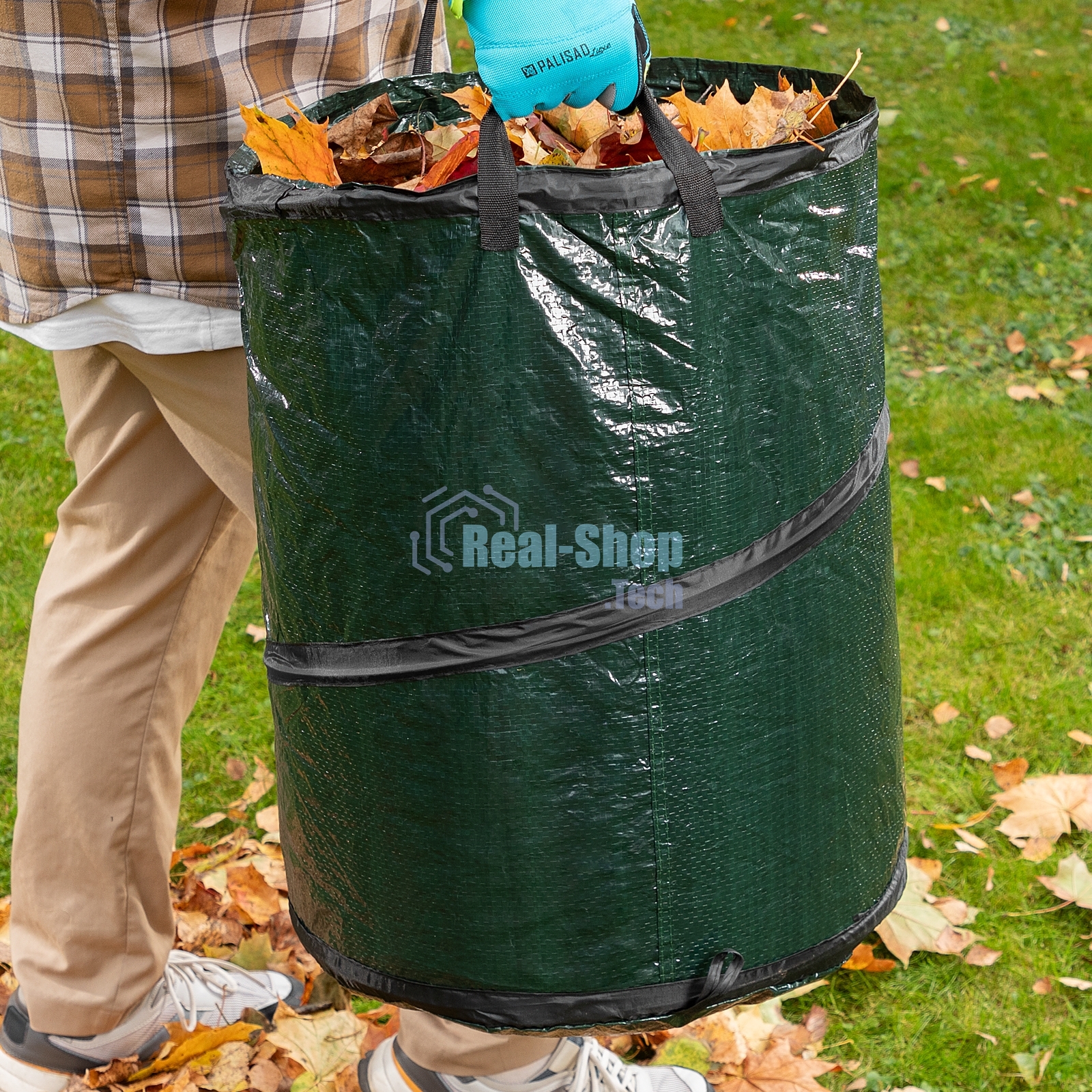 Контейнер садовый с ручками Palisad 95 л, складной