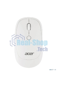 Мышь беспроводная Acer OMR138 белый, 1600 dpi, радиоканал, USB, кнопки - 4