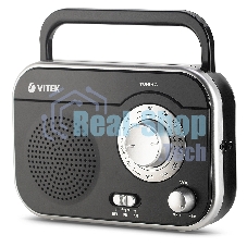 Радиоприемник Vitek VT-3593 (BK) Выходная мощность 1 вт. Динамики 1.Тип батареек UM-2/C