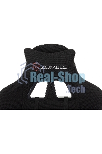 Кресло игровое Zombie Carry черный, крестов. пластик