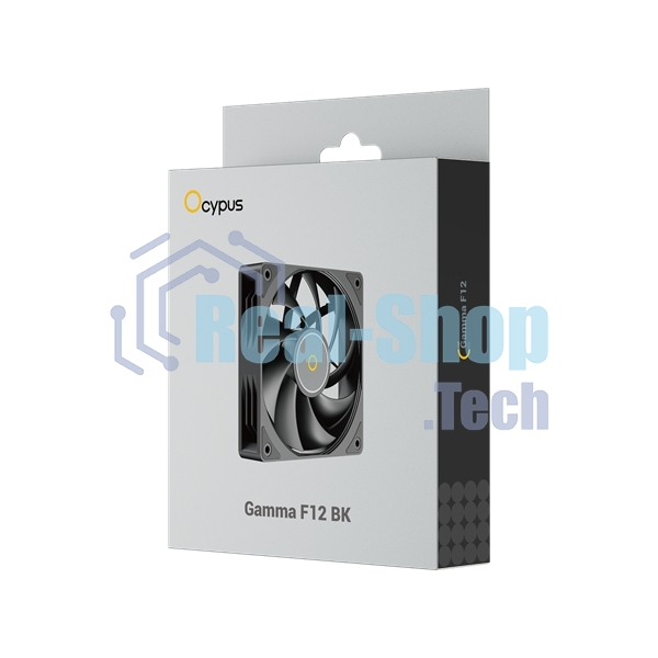 Вентилятор для корпуса Ocypus Gamma F12 BK черный 120мм 1300rpm 24.5db 3-pin