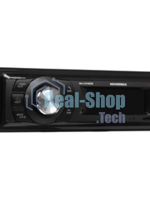 Автомагнитола Soundmax SM-CCR3062B, 1 DIN, Bluetooth, USB Type-A, AUX