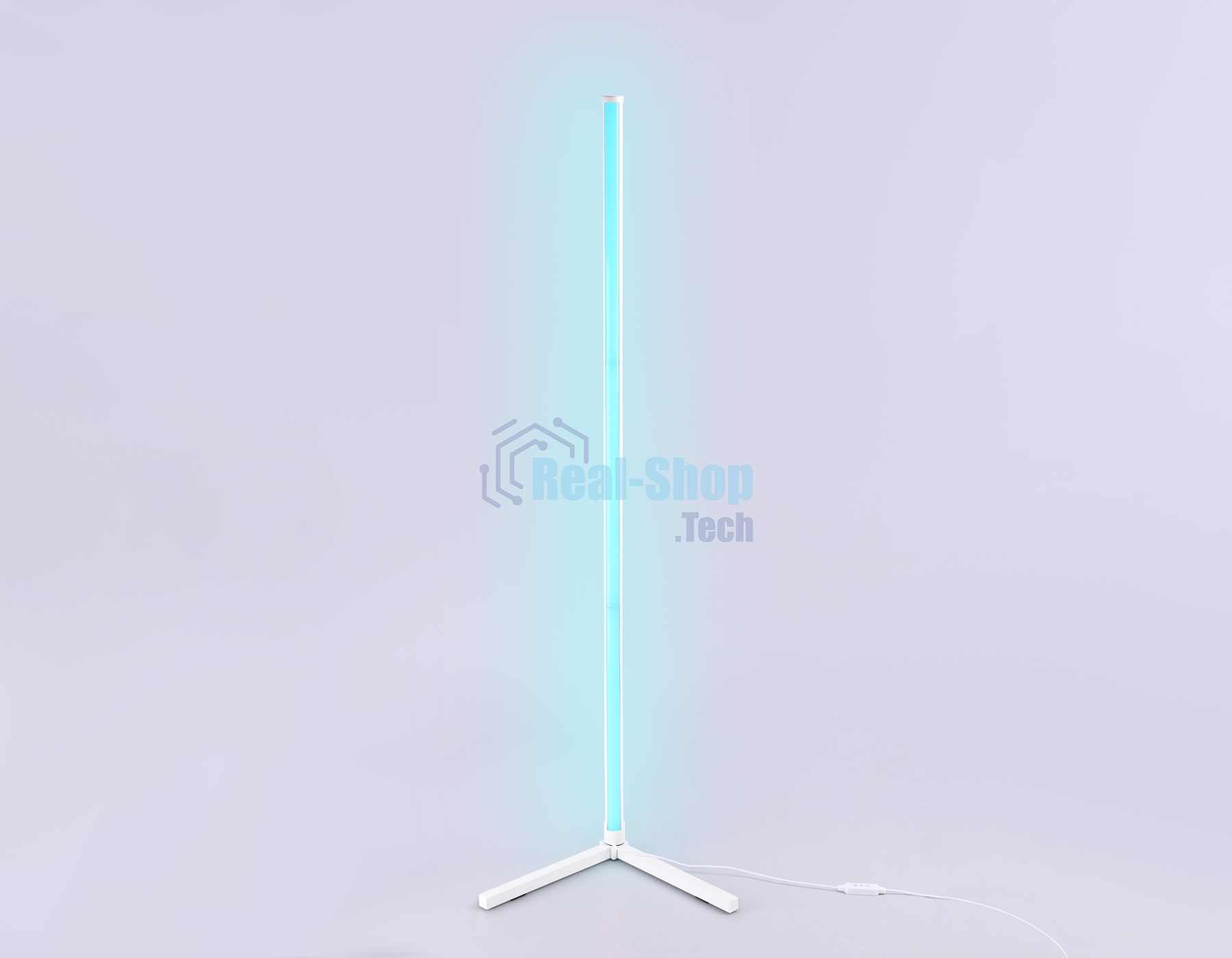 Светильник Ambrella light FL8020 WH белый LED 15W RGB D32*1250 (ПДУ РАДИО 2.4G)