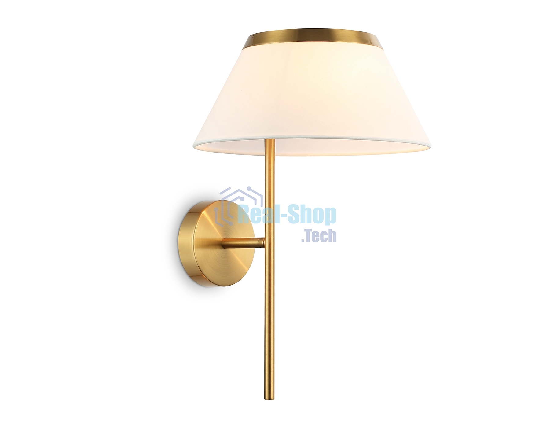 Настенный светильник Ambrella light LH72475 BS/WH латунь/белый Е14 max 40W 300*260*400