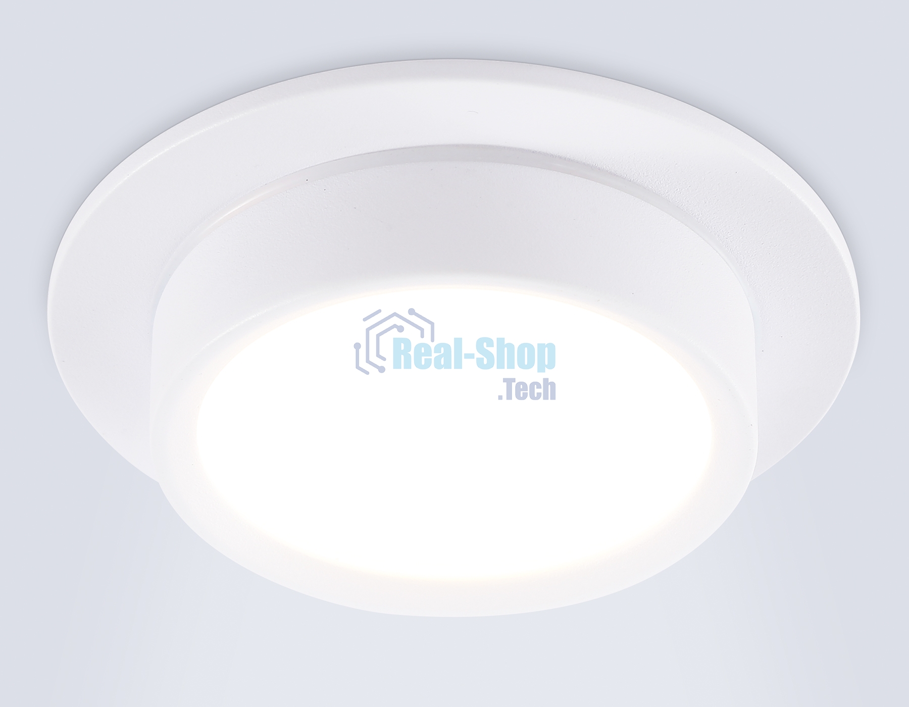 Светильник встраиваемый Ambrella light TN6733 WH белый IP44 GX53 D110*57