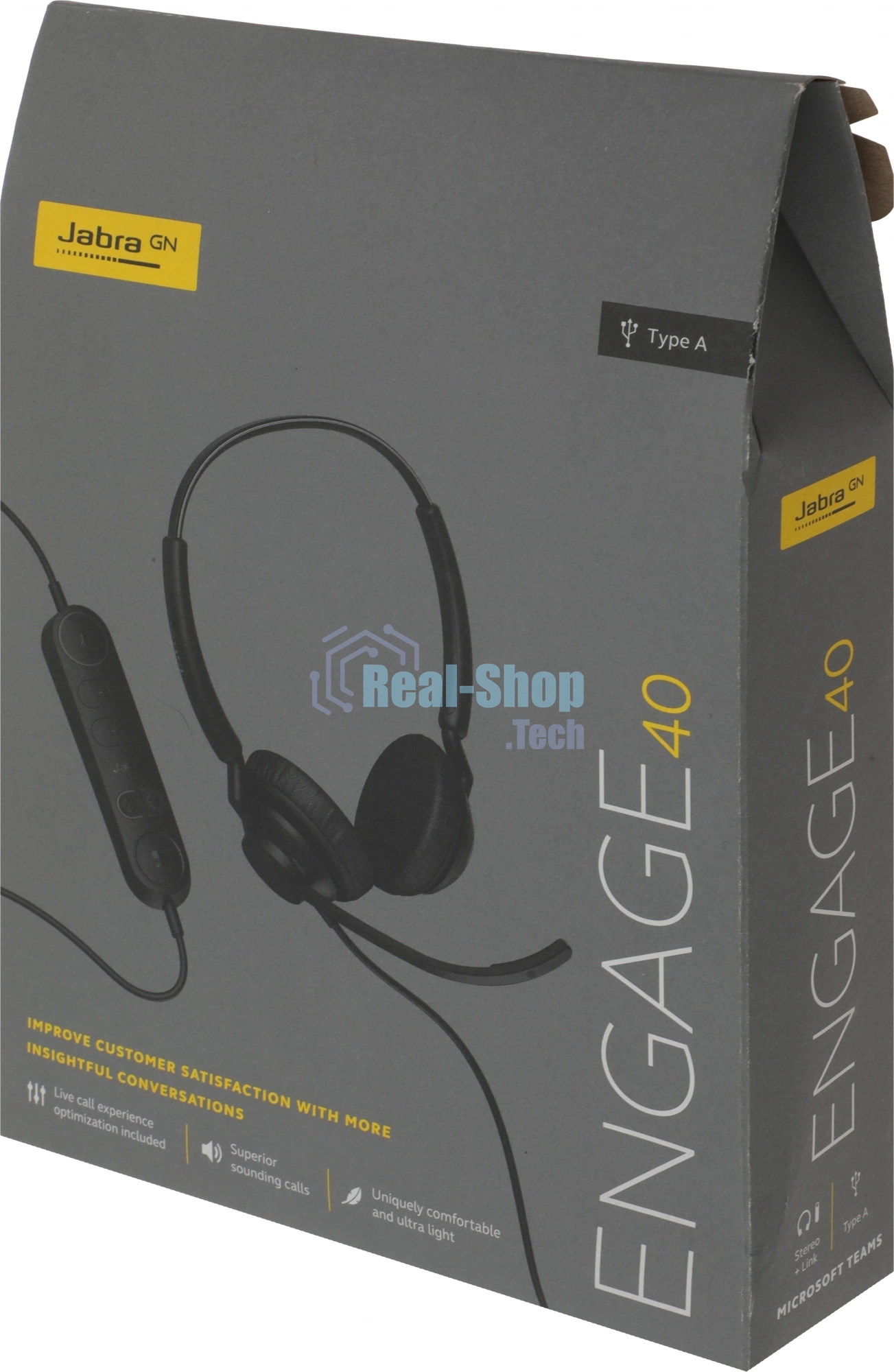 Гарнитура Jabra Engage 40 чёрный, проводная