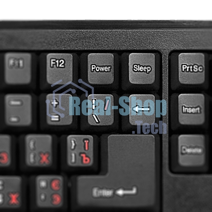 Клавиатура проводная Keyboard SVEN Standard 303 Power USB+PS/2 черная SV-03100303PU