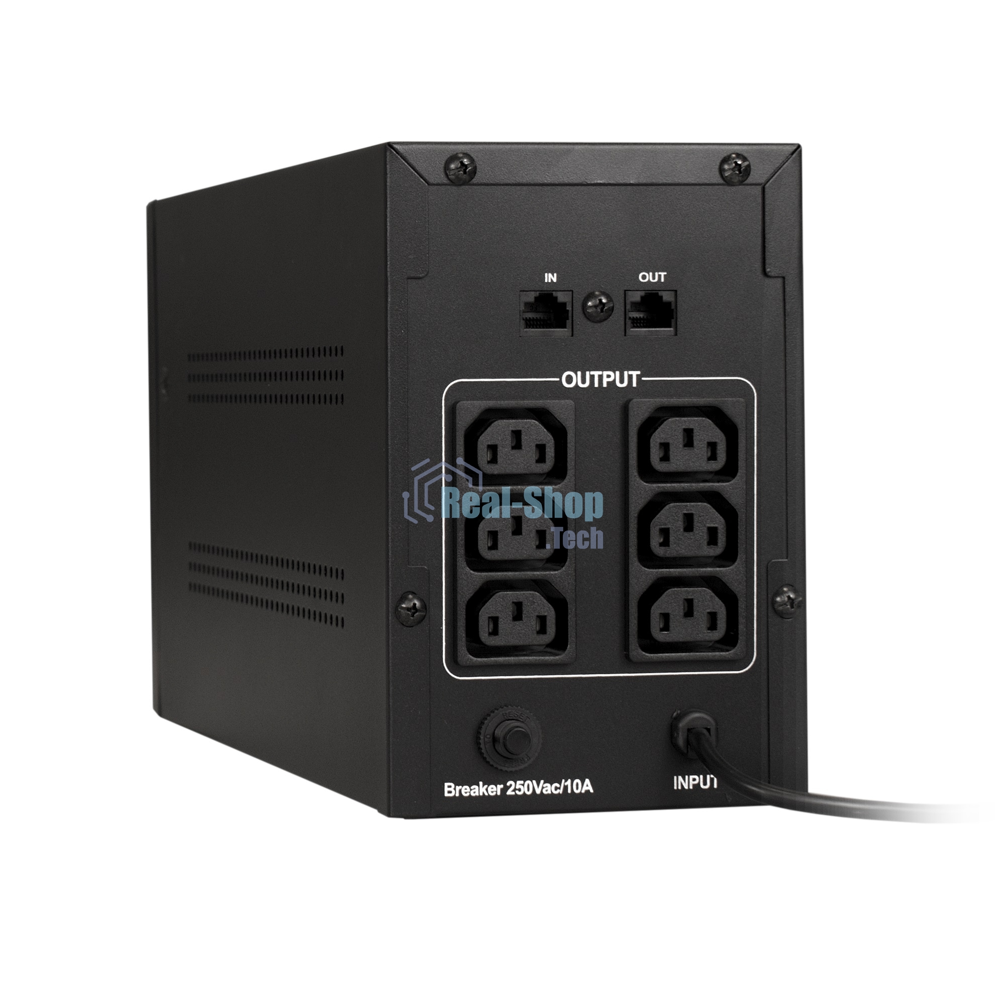 Источник бесперебойного питания ExeGate SpecialPro UNB-1500.LED.AVR.C13.RJ 1500VA/950W, LED, AVR, 6*IEC-C13, RJ45/11, черный