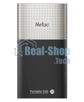 Внешний SSD Netac Z9, 1TB, USB 3.2 Gen 2 Type-C, R/W 550/480, черный