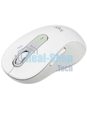 Мышь беспроводная Logitech Signature M650 L белый, 4000 dpi, радиоканал, Bluetooth, USB, кнопки - 5