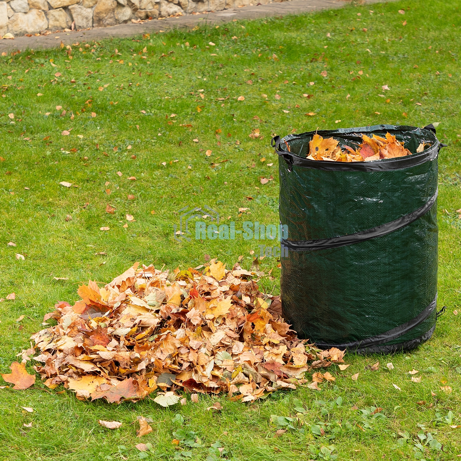 Контейнер садовый с ручками Palisad 95 л, складной