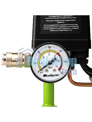 Компрессор безмаслянный малошумный Сибртех МБ 750/10,750 Вт, 10 л, 150 л/мин