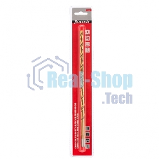 Сверло спиральное по металлу Matrix 10 x 300мм, HSS, нитридтитановое покрытие