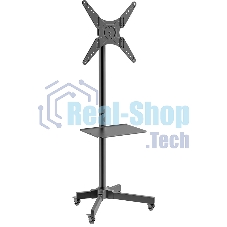 Мобильная стойка напольная Kromax OMEGA-16 черный для TV 26
