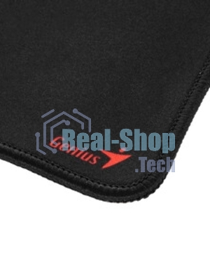 Коврик для мыши Genius G-Pad 230S. Нескользящая резиновая основа с микротекстурированной гладкой поверхностью. Размер: 230 x 2.5 x 190 мм. черный