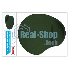 Коврик BU-GEL/green Коврик для мыши гелевый, зеленый, 230х205х25, BURO