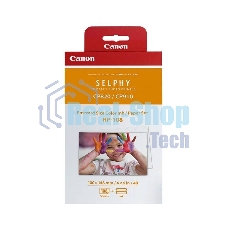 Набор Canon RP-108 (8568B001) бумага (10x15см) и цветные красители для SELPHY CP1200. 108 страниц.